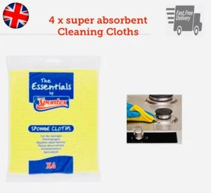 Paños de limpieza con esponja Spontex Essentials para superficies absorbente flexible - Imagen 1 de 3