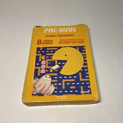 Vintage Atari 1981 PAC-MAN Atari 2600 CIB. CX2646 - Image 1 of 4