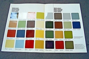 Mercedes 450SL 1978 dueños folleto de ventas pintura tabla de colores w107 w123 w116 sl - Imagen 1 de 12