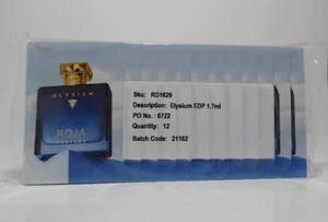 ELYSIUM POUR HOMME PARFUM COLOGNE 1.7ML 12 VIALS 1.7ml - Picture 1 of 1