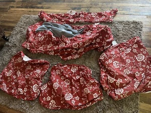 Funda para sillón/silla Ikea UPPLAND VIRESTAD ROJO/BLANCO - Imagen 1 de 5