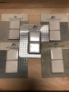 Lot 10 American Olean Starting Line Ceramic Bullnose Tile 2" X 2" White Gloss - Picture 1 of 12