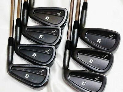 RARE LIMITED 500 SET BRIDGESTONE J36 BLACK FORGED 7PC S-FLEX IRONS GOLF 868 - Image 1 of 4