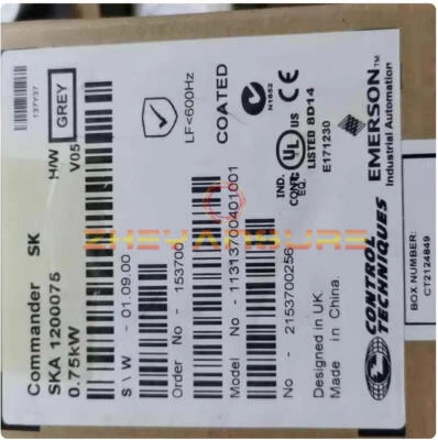 1PCS New Emerson SKA1200025 AC Drives SK Series 0.33HP 240V 1.7A CT - Image 1 of 4