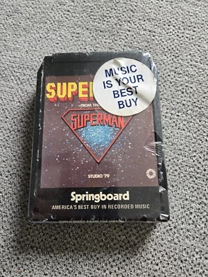 Superman Studio 79 Super Disco From Movie Superman 8 Track New Sealed - Image 1 of 2