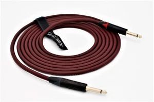 25' Instrument Cable ~ EA Forte 25 feet Gold or Nickel Plugs, Right Angle or Str - Picture 1 of 4