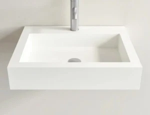 Badeloft WT-06-M Matte White Wall Mounted Sink - Picture 1 of 6