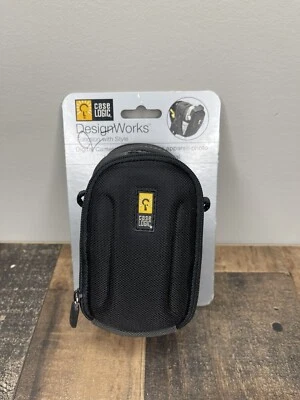 CASE LOGIC DIGITAL CAMERA COMPACT CASE PADDED TRAVEL QPB-3 BLACK - Image 1 of 4