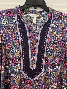 Matilda Jane Dress Womens Small Floral Bohemian Hi-Low Hippie Thoughts & Dreams - Picture 1 of 14