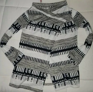 Mujer Manga Corta Cárdigan Camisa Sin Cierre Talla Mediana Sin Marca - Imagen 1 de 6