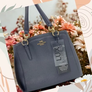 Coach Minetta Crossbody Navy Leather BLK COACH Women's Bags - Bild 1 von 5