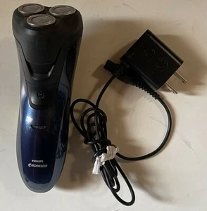 Philips Norelco AT620/81 Cordless Electric Shaver Black & Midnight Blue mens - Picture 1 of 10