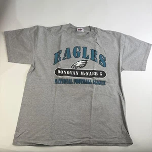 2000's Vintage Philadelphia Eagles Donovan McNabb Graphic T-shirt Men's XL Green - Picture 1 of 3