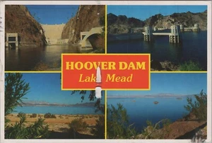 1989 Lake Mead Nevada NV Hoover Dam Multi-view 4x6 Postcard 12161.5 - Picture 1 of 7