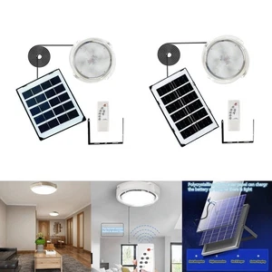 Nordic Solar Ceiling Light Solar Power Lamp for Outdoor Hallway Living Room - Picture 1 of 13