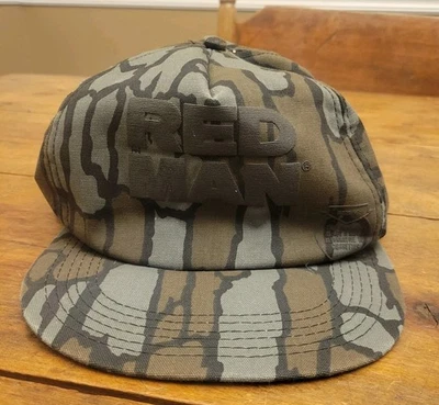 Vintage Red Man Hunting Camo Hat USA Free Shipping  - Image 1 of 4
