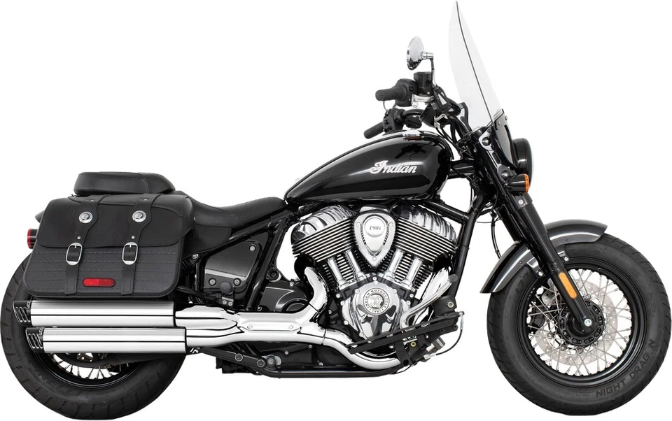 Freedom Performance Indian Racing Slip-Ons Chrome/Black Tip IN00480 - Image 1 of 1