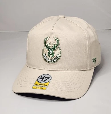Gorra de baloncesto de la NBA con enganche Snapback de los Milwaukee Bucks '47 para jóvenes Foto 1 de 4