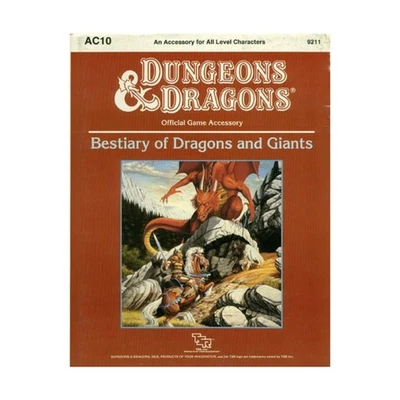 TSR Basic D&D Bestiary of Dragons and Giants Fair - Image 1 of 2