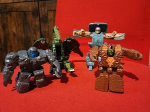 Lot of GoBots Rock Lords vintage Tonka toys Terra-Roc, Bolder, Magmar & Granite - Picture 1 of 17