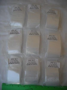 Lot of 9 PTC-B-2, 2" x 2" 2x2 Zipper Plastic Bags, 100 Pieces, Clear,Reclosable - Picture 1 of 8