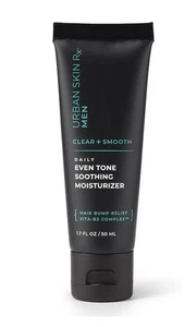 Urban Skin Rx Men Clear + Smooth Even Tone Soothing Moisturizer 1.7 Fl Oz - Picture 1 of 5