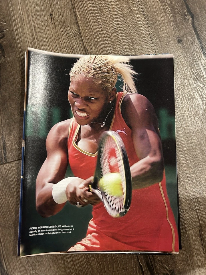 塞雷娜·威廉斯照片网球 8 英寸 x 11 海报彪马红色海贼王 — 第 1/1 张图片