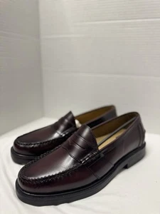 Mocasín Nunn Bush Lincoln Puntera Mocasín Cuero Borgoña 85538-05 Talla 10.5M - Imagen 1 de 14
