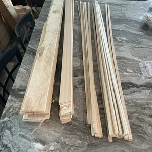 Lot Of 47 Up To 48” Long Sheets Planks Stick Balsa RC Model Grade Hobby Airplane - Picture 1 of 10