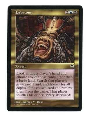 Lobotomy - Tempest - MTG Magic the Gathering LP 1997 - Image 1 of 2