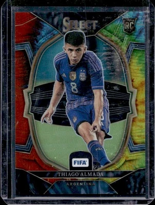 2022 Select FIFA Thiago Almada RC Tie Dye Rookie Terrace #/49 Argentina - Image 1 of 2