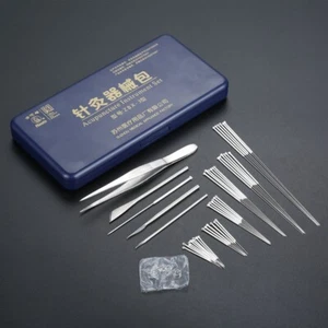 Paquete de kit de terapia de acupuntura para masaje fisioterapia agujas reutilizables - Imagen 1 de 8