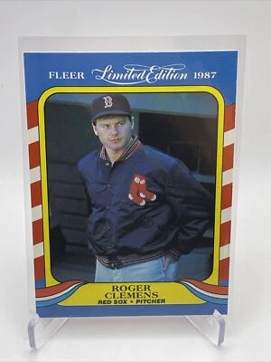 1987 Fleer Limited Edition Roger Clemens Baseball Card #9 Mint FREE SHIPPING - Image 1 of 3