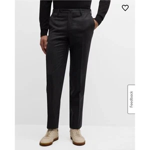 Pantalones de vestir de lana Incotex Super 100s para hombre, talla 34 - Imagen 1 de 17