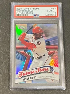 Victor Robles - 2020 Topps Chrome Future Stars #FS7 - PSA 10 GEM MINT - Imagen 1 de 2