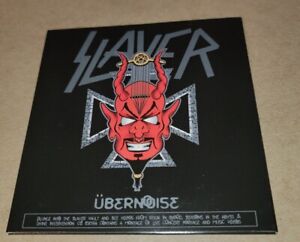 SLAYER Ubernoise 4 RARE LIVE TRX & INTERVIEW PROMO CD VIDEO LIMITÉE 1998 USA