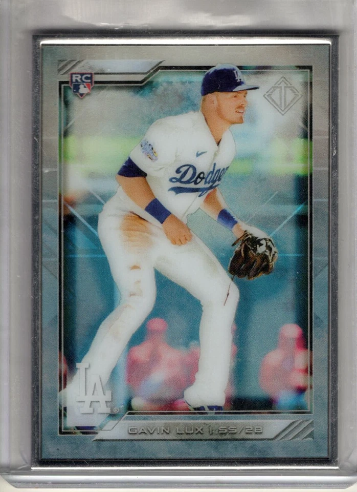 2020 Bowman Transcendent Icons GAVIN LUX RC Silver Framed 045/100 Topps #49 - Image 1 of 1