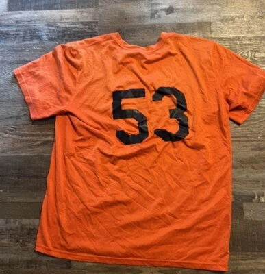 Cal State Fullerton Titans Baseball Nike Jersey Practice Shirt Game Used #53 - Image 1 of 4