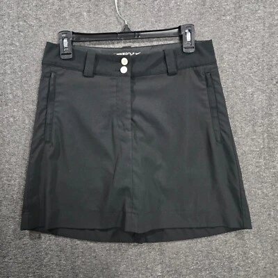 Nike GOLF Women's Sz 4 Black DRI-FIT Built-in-Shorts Skort 394663-010 Pickleball - Image 1 of 4