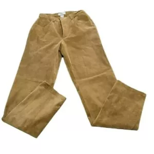Pantalone Hugo Buscati Collezione Pelle Beige Taglia Donna 10 - Foto 1 di 7