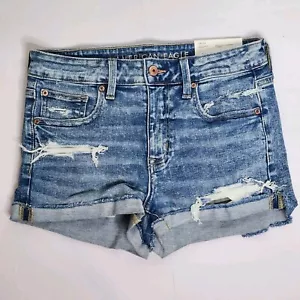 Shortie High Rise Elasticizzato American Eagle Taglia 6 - Foto 1 di 5
