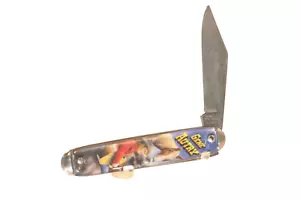 Vintage NOS USA Novelty Knife Co Gene Autry & Champion Single Clip Point Knife - Picture 1 of 9