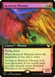 Retriever Phoenix FOIL EXTENDED - 313 - Rare - Strixhaven STX MTG - Foto 1 di 1
