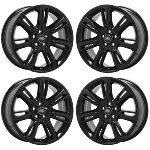 19" Land Rover Range Rover Evoque Gloss Black wheels rim OEM set 72274 - Picture 1 of 8