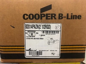 (5) Cooper B-Line B2014PAZN 2-1/2" Strut Strap Rigid, TW Fast Shipping - Picture 1 of 3