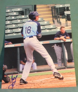 LOWE , JOSH 2021--PRES TAMPA BAY RAYS SIGNED BASEBALL PHOTO - Picture 1 of 1