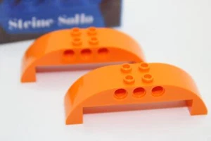 Lego (c) 2x Dachstein 33 Grad 2x3 - orange - slope - 11290 - orange - Bild 1 von 1