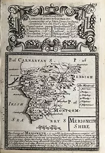 1720 Antique Map, Merionethshire, Wales - Owen & Bowen - Picture 1 of 2