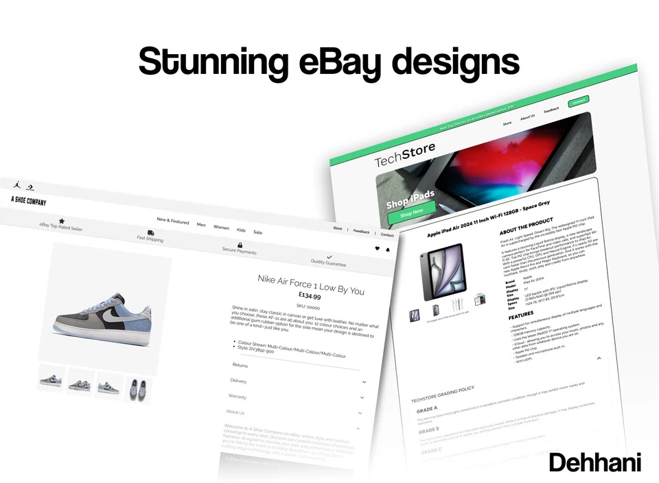 Professional Bespoke eBay Product Listing Template for Business [Boost Sales] - Image 1 of 4