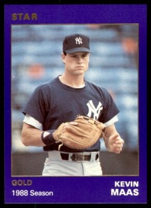 1990 STAR GOLD - #130 KEVIN MAAS NEW YORK YANKEES